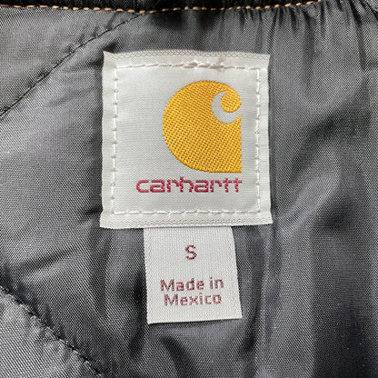【中古品】【メンズ】 Carhartt カーハート DUCK VEST ARCTIC QUILT LINED V01BRN ダックベスト アークティック キルトライニング アウター 145-261003-ss-01-teih サイズ：S カラー：ブラウン 万代Net店
