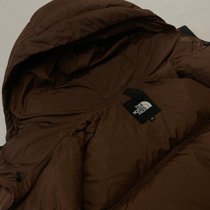 【中古品】【メンズ】 THE NORTH FACE ザ ノースフェイス NUPTSE HOODIE ND92232R ヌプシ フーディー アウター ジップアップパーカー ダウンジャケット 144-261003-ss-07-teih サイズ：M/※汚れ、破損等あり カラー：ブラウン 万代Net店