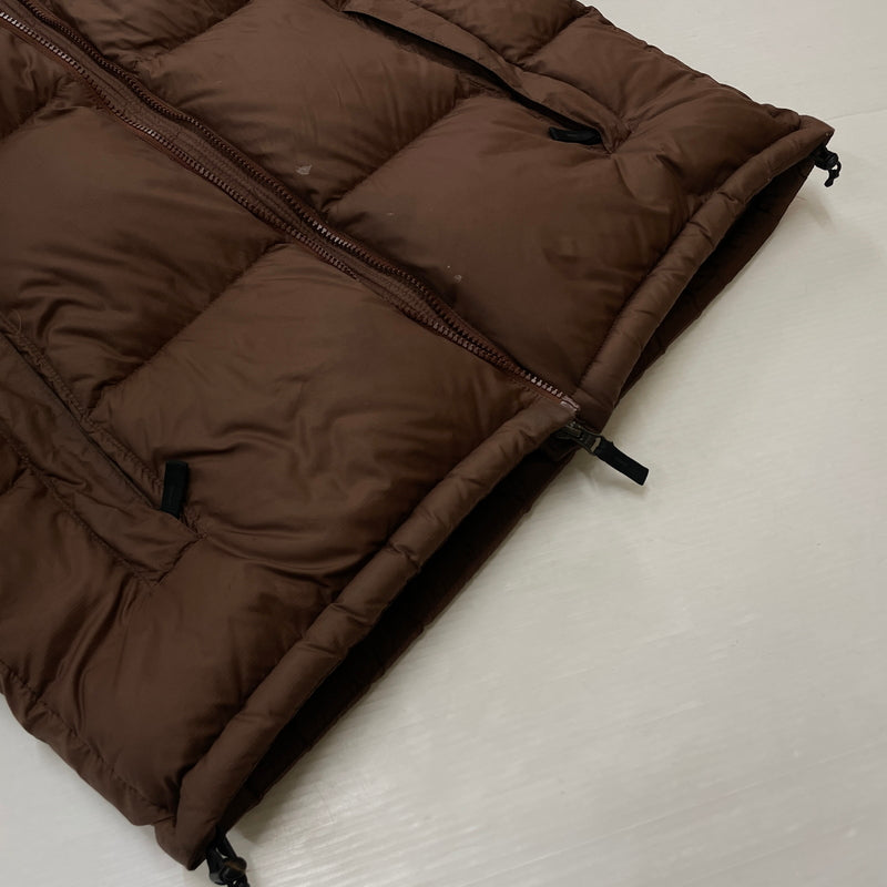 【中古品】【メンズ】 THE NORTH FACE ザ ノースフェイス NUPTSE HOODIE ND92232R ヌプシ フーディー アウター ジップアップパーカー ダウンジャケット 144-261003-ss-07-teih サイズ：M/※汚れ、破損等あり カラー：ブラウン 万代Net店
