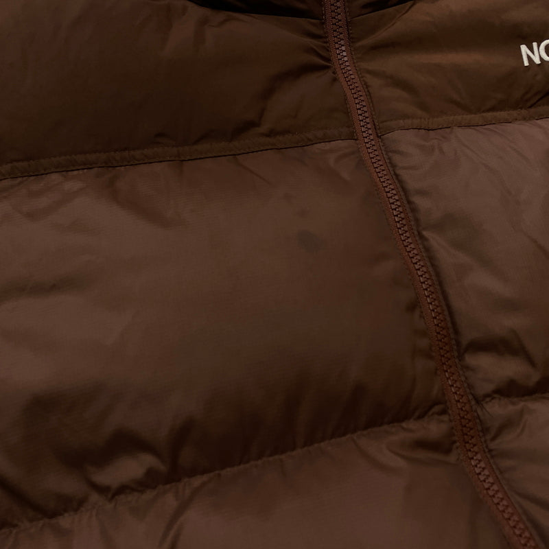 【中古品】【メンズ】 THE NORTH FACE ザ ノースフェイス NUPTSE HOODIE ND92232R ヌプシ フーディー アウター ジップアップパーカー ダウンジャケット 144-261003-ss-07-teih サイズ：M/※汚れ、破損等あり カラー：ブラウン 万代Net店