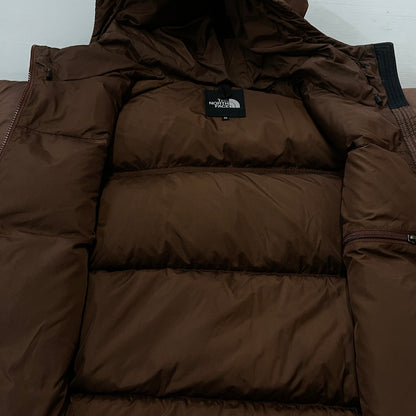 【中古品】【メンズ】 THE NORTH FACE ザ ノースフェイス NUPTSE HOODIE ND92232R ヌプシ フーディー アウター ジップアップパーカー ダウンジャケット 144-261003-ss-07-teih サイズ：M/※汚れ、破損等あり カラー：ブラウン 万代Net店