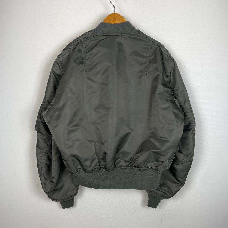 【中古品】【メンズ】 Alpha Industries アルファインダストーリーズ MA-1 JACKET MIL-J-82790J フライトジャケット アウター ミリタリー 145-261003-ss-06-teih サイズ：XL カラー：カーキ 万代Net店