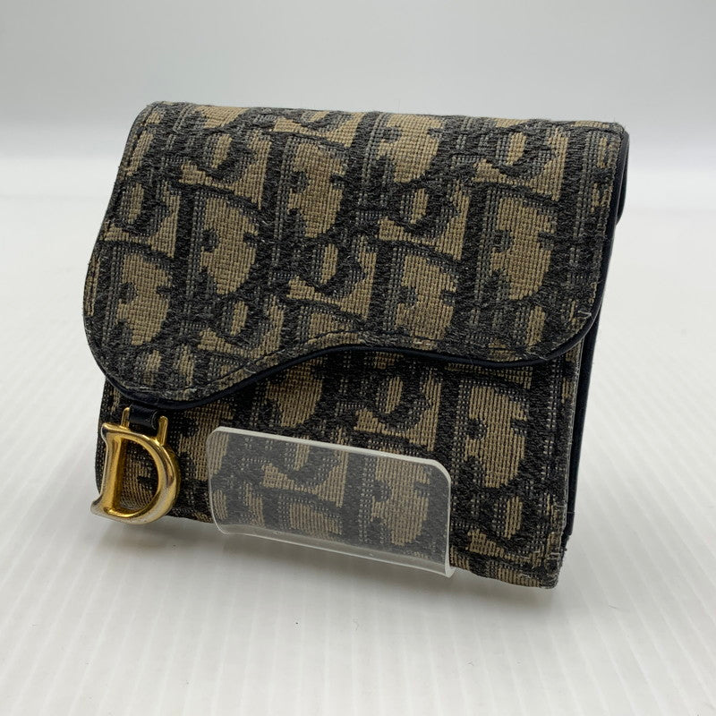 【現状渡し品】【メンズ/レディース】 DIOR ディオール TROTTER PATTERN WALLET トロッター ウォレット 三つ折り財布 181-260929-ko-15-teih カラー：総柄 万代Net店