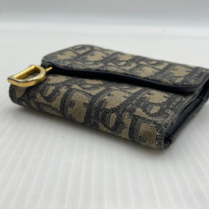 【現状渡し品】【メンズ/レディース】 DIOR ディオール TROTTER PATTERN WALLET トロッター ウォレット 三つ折り財布 181-260929-ko-15-teih カラー：総柄 万代Net店