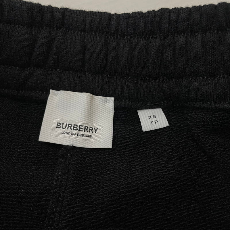 【中古品】【メンズ】 BURBERRY バーバリー VINTAGE CHECK PANEL LOGO SWEAT PANTS 8024541 71L ヴィンテージ チェックパネル ロゴ スウェット パンツ ボトムス 152-260929-yo-14-teih サイズ：XS カラー：ブラック 万代Net店
