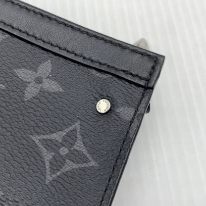 【中古品】【メンズ/レディース】 LOUIS VUITTON ルイ・ヴィトン M82776 モノグラム エクリプス ポシェットクレ ヴォワヤージュ コインケース 179-260929-ko-11-teih カラー：ブラック 万代Net店