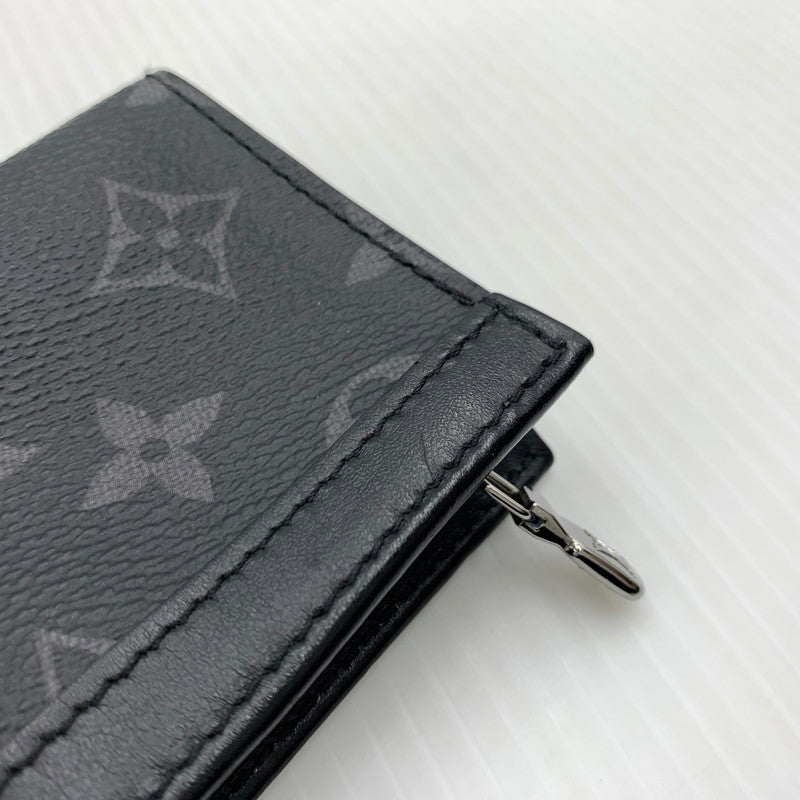 【中古品】【メンズ/レディース】 LOUIS VUITTON ルイ・ヴィトン M82776 モノグラム エクリプス ポシェットクレ ヴォワヤージュ コインケース 179-260929-ko-11-teih カラー：ブラック 万代Net店