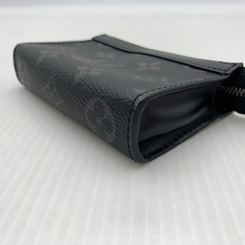 【中古品】【メンズ/レディース】 LOUIS VUITTON ルイ・ヴィトン M82776 モノグラム エクリプス ポシェットクレ ヴォワヤージュ コインケース 179-260929-ko-11-teih カラー：ブラック 万代Net店
