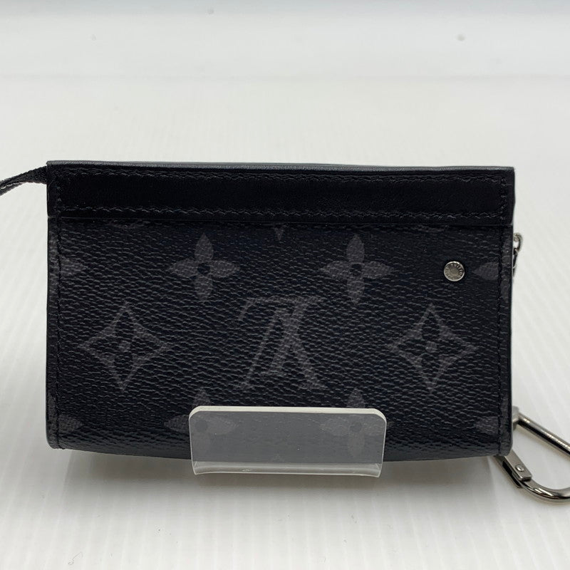 【中古品】【メンズ/レディース】 LOUIS VUITTON ルイ・ヴィトン M82776 モノグラム エクリプス ポシェットクレ ヴォワヤージュ コインケース 179-260929-ko-11-teih カラー：ブラック 万代Net店