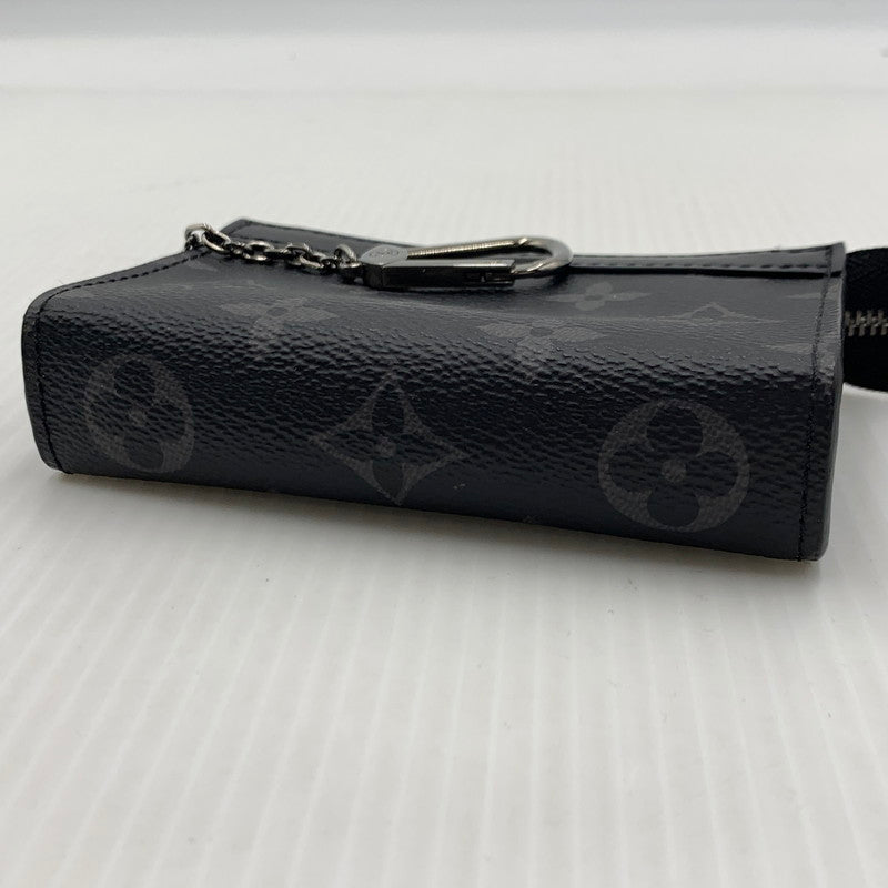 【中古品】【メンズ/レディース】 LOUIS VUITTON ルイ・ヴィトン M82776 モノグラム エクリプス ポシェットクレ ヴォワヤージュ コインケース 179-260929-ko-11-teih カラー：ブラック 万代Net店