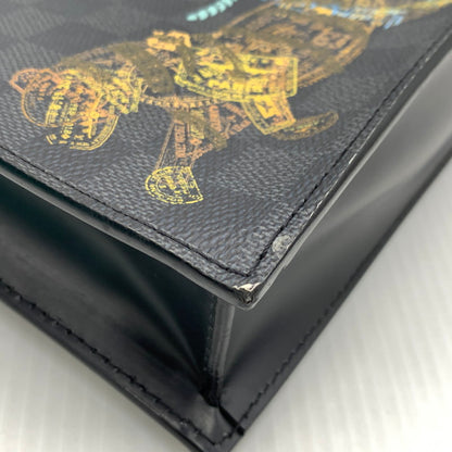 【現状渡し品】【メンズ/レディース】 LOUIS VUITTON ルイ・ヴィトン N45276 ダミエグラフィット サックプラ メッセンジャー カバン ハンドバッグ ショルダーバッグ 179-260929-ko-19-teih カラー：ブラック 万代Net店