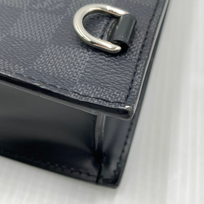 【現状渡し品】【メンズ/レディース】 LOUIS VUITTON ルイ・ヴィトン N45276 ダミエグラフィット サックプラ メッセンジャー カバン ハンドバッグ ショルダーバッグ 179-260929-ko-19-teih カラー：ブラック 万代Net店