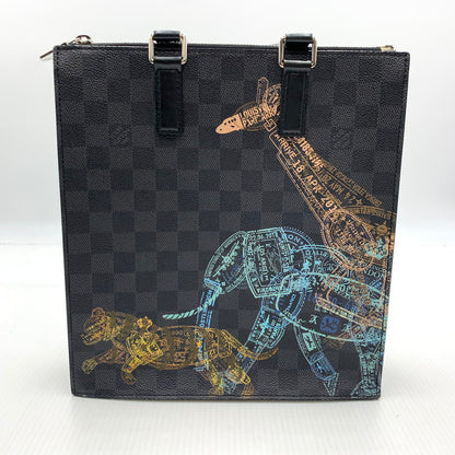 【現状渡し品】【メンズ/レディース】 LOUIS VUITTON ルイ・ヴィトン N45276 ダミエグラフィット サックプラ メッセンジャー カバン ハンドバッグ ショルダーバッグ 179-260929-ko-19-teih カラー：ブラック 万代Net店