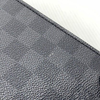 【現状渡し品】【メンズ/レディース】 LOUIS VUITTON ルイ・ヴィトン N45276 ダミエグラフィット サックプラ メッセンジャー カバン ハンドバッグ ショルダーバッグ 179-260929-ko-19-teih カラー：ブラック 万代Net店