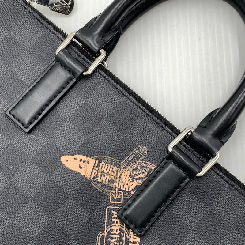 【現状渡し品】【メンズ/レディース】 LOUIS VUITTON ルイ・ヴィトン N45276 ダミエグラフィット サックプラ メッセンジャー カバン ハンドバッグ ショルダーバッグ 179-260929-ko-19-teih カラー：ブラック 万代Net店