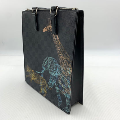 【現状渡し品】【メンズ/レディース】 LOUIS VUITTON ルイ・ヴィトン N45276 ダミエグラフィット サックプラ メッセンジャー カバン ハンドバッグ ショルダーバッグ 179-260929-ko-19-teih カラー：ブラック 万代Net店