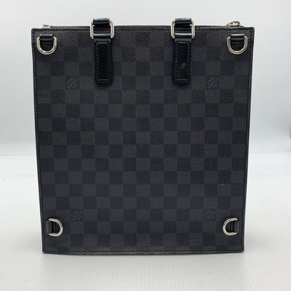 【現状渡し品】【メンズ/レディース】 LOUIS VUITTON ルイ・ヴィトン N45276 ダミエグラフィット サックプラ メッセンジャー カバン ハンドバッグ ショルダーバッグ 179-260929-ko-19-teih カラー：ブラック 万代Net店