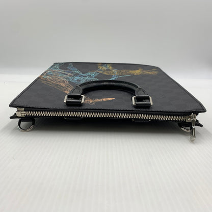 【現状渡し品】【メンズ/レディース】 LOUIS VUITTON ルイ・ヴィトン N45276 ダミエグラフィット サックプラ メッセンジャー カバン ハンドバッグ ショルダーバッグ 179-260929-ko-19-teih カラー：ブラック 万代Net店