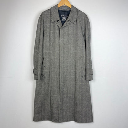 【現状渡し品】【メンズ】 BURBERRYS バーバリーズ HERRINGBONE WOOL CASHMERE COAT WW050-812-06 ヘリンボーン ウール カシミヤ コート アウター 141-260929-yo-03-teih サイズ：92-170 カラー：グレー 万代Net店