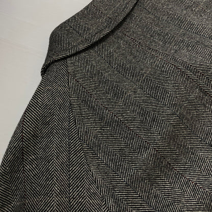 【現状渡し品】【メンズ】 BURBERRYS バーバリーズ HERRINGBONE WOOL CASHMERE COAT WW050-812-06 ヘリンボーン ウール カシミヤ コート アウター 141-260929-yo-03-teih サイズ：92-170 カラー：グレー 万代Net店