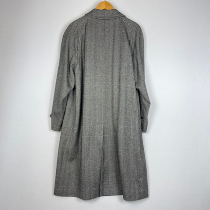 【現状渡し品】【メンズ】 BURBERRYS バーバリーズ HERRINGBONE WOOL CASHMERE COAT WW050-812-06 ヘリンボーン ウール カシミヤ コート アウター 141-260929-yo-03-teih サイズ：92-170 カラー：グレー 万代Net店