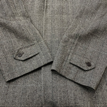 【現状渡し品】【メンズ】 BURBERRYS バーバリーズ HERRINGBONE WOOL CASHMERE COAT WW050-812-06 ヘリンボーン ウール カシミヤ コート アウター 141-260929-yo-03-teih サイズ：92-170 カラー：グレー 万代Net店