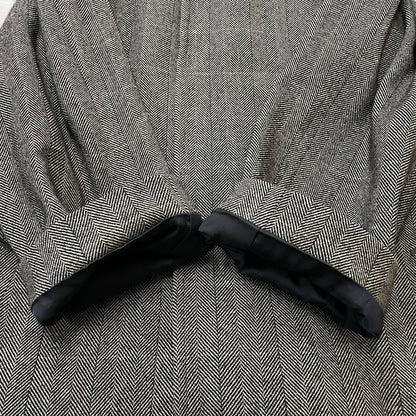 【現状渡し品】【メンズ】 BURBERRYS バーバリーズ HERRINGBONE WOOL CASHMERE COAT WW050-812-06 ヘリンボーン ウール カシミヤ コート アウター 141-260929-yo-03-teih サイズ：92-170 カラー：グレー 万代Net店