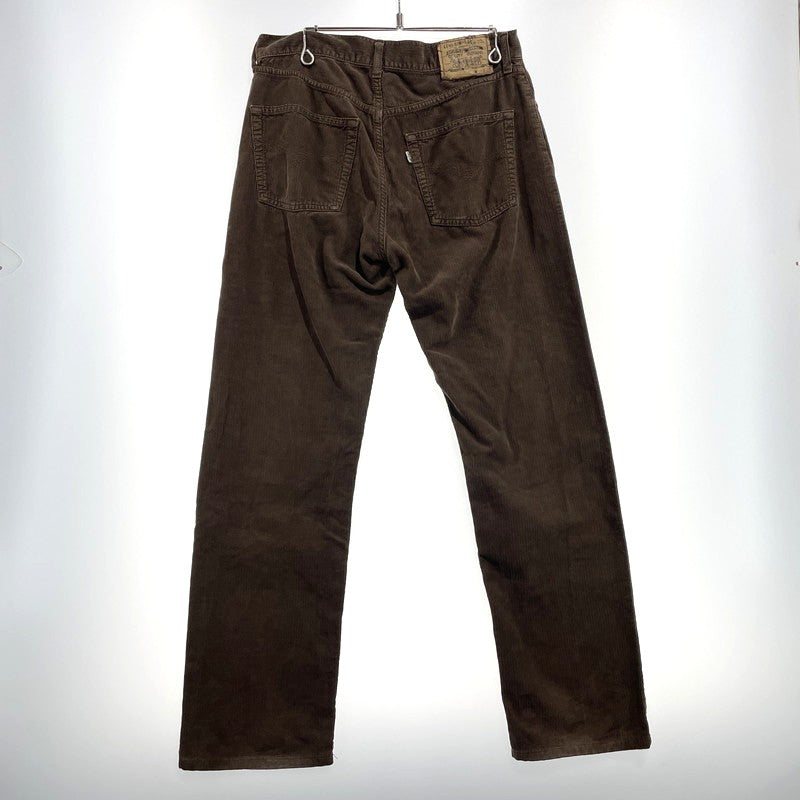 【中古品】【メンズ】 LEVI'S リーバイス 90's 551 6990 BUTTON FLY CORDUROY PANTS 90年代 ボタンフライ コーデュロイ パンツ ボトムス ボタン裏刻印I13 156-260930-yo-03-teih サイズ：W34L34 カラー：ブラウン 万代Net店