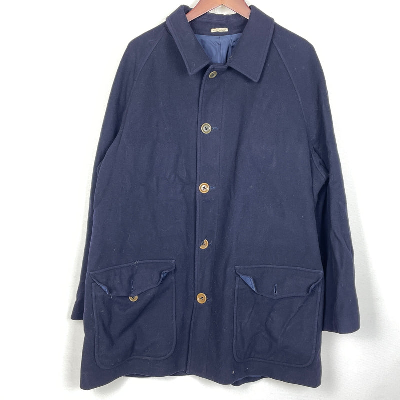 【中古品】【メンズ】 BROWNING ブラウニング WOOL COAT ウール コート アウター 145-261004-sa-23-teih サイズ：L カラー：ネイビー 万代Net店