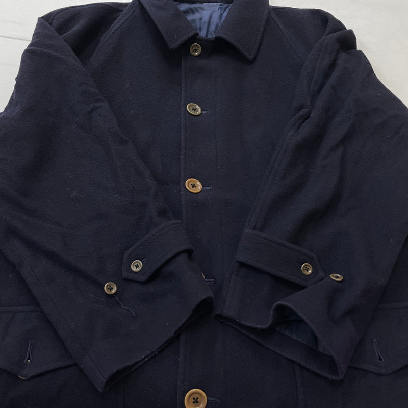 【中古品】【メンズ】 BROWNING ブラウニング WOOL COAT ウール コート アウター 145-261004-sa-23-teih サイズ：L カラー：ネイビー 万代Net店