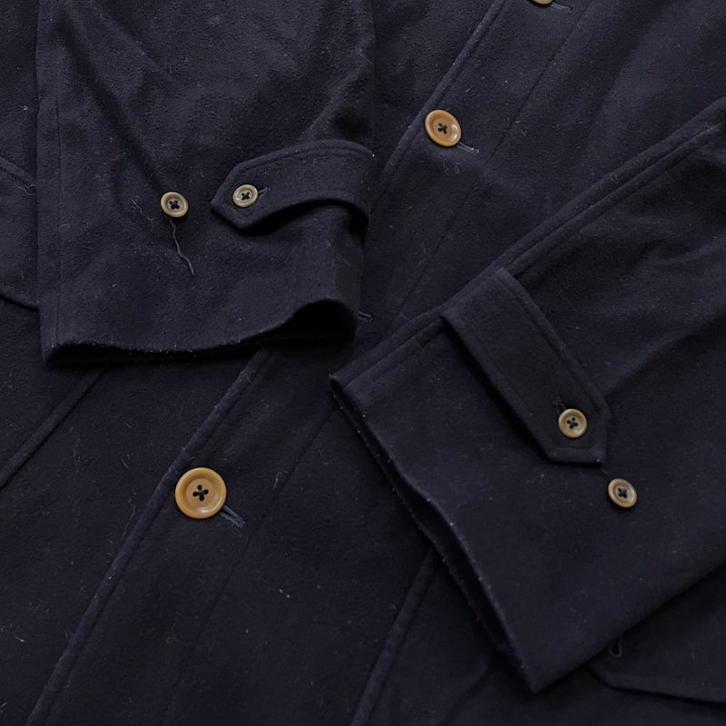 【中古品】【メンズ】 BROWNING ブラウニング WOOL COAT ウール コート アウター 145-261004-sa-23-teih サイズ：L カラー：ネイビー 万代Net店