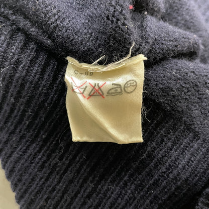 【中古品】【メンズ】 POLO RALPH LAUREN ポロ ラルフローレン 90's LAMBSWOOL L/S POLO 90年代ラムウール ロングスリーブ ポロシャツ 長袖トップス 145-261003-ss-04-teih サイズ：M カラー：ネイビー 万代Net店