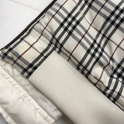 【中古品】【メンズ】 BURBERRY BLACK LABEL バーバリーブラックレーベル DOWN JACKET BMP48-332-02 ダウンジャケット アウター 141-260929-yo-05-teih サイズ：LL カラー：ホワイト 万代Net店