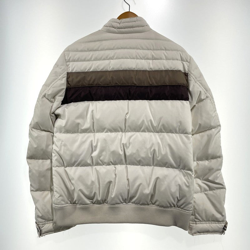 【中古品】【メンズ】 BURBERRY BLACK LABEL バーバリーブラックレーベル DOWN JACKET BMP48-332-02 ダウンジャケット アウター 141-260929-yo-05-teih サイズ：LL カラー：ホワイト 万代Net店