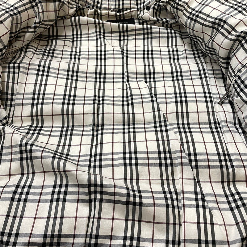 【中古品】【メンズ】 BURBERRY BLACK LABEL バーバリーブラックレーベル DOWN JACKET BMP48-332-02 ダウンジャケット アウター 141-260929-yo-05-teih サイズ：LL カラー：ホワイト 万代Net店