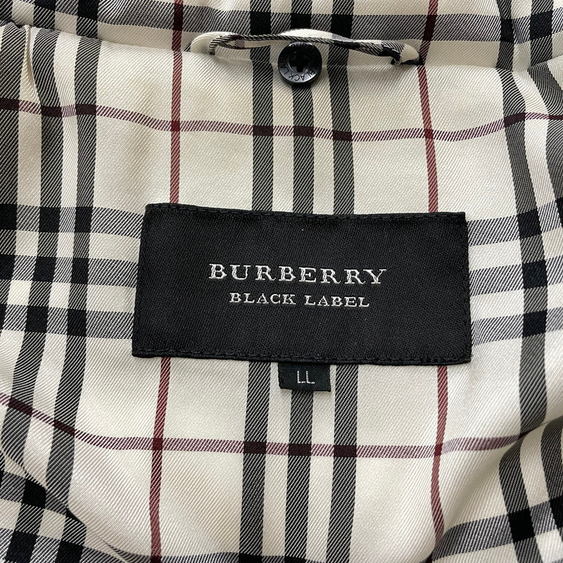【中古品】【メンズ】 BURBERRY BLACK LABEL バーバリーブラックレーベル DOWN JACKET BMP48-332-02 ダウンジャケット アウター 141-260929-yo-05-teih サイズ：LL カラー：ホワイト 万代Net店