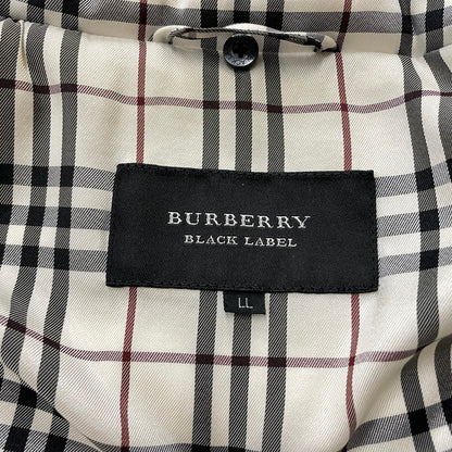 【中古品】【メンズ】 BURBERRY BLACK LABEL バーバリーブラックレーベル DOWN JACKET BMP48-332-02 ダウンジャケット アウター 141-260929-yo-05-teih サイズ：LL カラー：ホワイト 万代Net店