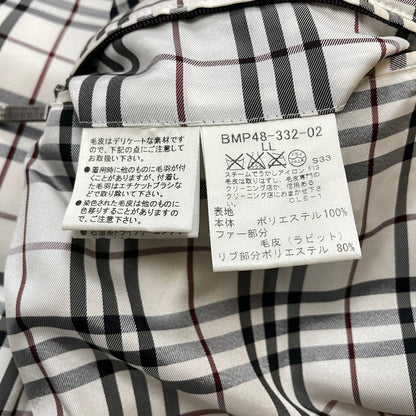 【中古品】【メンズ】 BURBERRY BLACK LABEL バーバリーブラックレーベル DOWN JACKET BMP48-332-02 ダウンジャケット アウター 141-260929-yo-05-teih サイズ：LL カラー：ホワイト 万代Net店