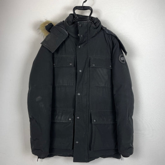 【中古品】【メンズ】 CANADA GOOSE カナダグース × BEAMS ビームス 別注 BANCROFT DOWN JACKET 3341JMB バンクロフト ダウンジャケット 141-260929-yo-07-teih サイズ：S カラー：ブラック 万代Net店