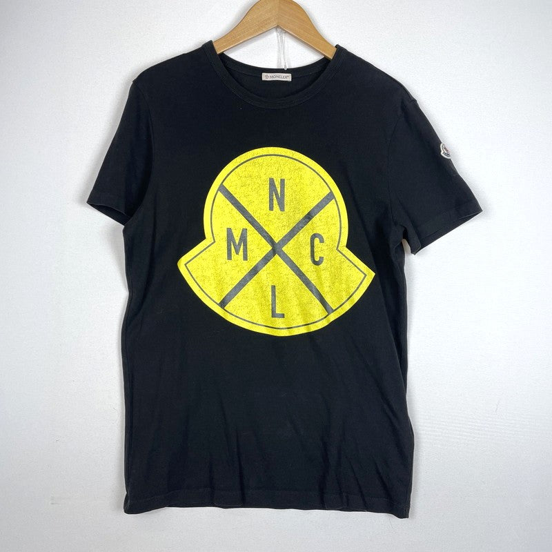 【中古品】【メンズ】 MONCLER モンクレール MAGLIA-T-SHIRT F10918C73620 マリア Tシャツ 半袖 トップス 140-260929-yo-10-teih サイズ：M カラー：ブラック 万代Net店