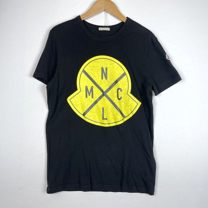 【中古品】【メンズ】 MONCLER モンクレール MAGLIA-T-SHIRT F10918C73620 マリア Tシャツ 半袖 トップス 140-260929-yo-10-teih サイズ：M カラー：ブラック 万代Net店