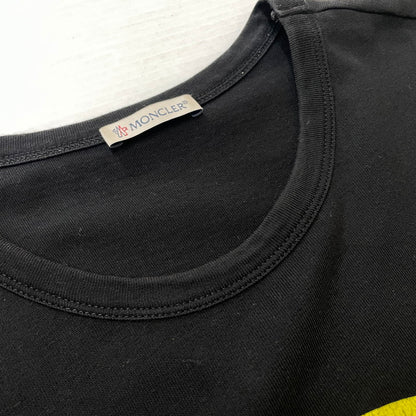 【中古品】【メンズ】 MONCLER モンクレール MAGLIA-T-SHIRT F10918C73620 マリア Tシャツ 半袖 トップス 140-260929-yo-10-teih サイズ：M カラー：ブラック 万代Net店