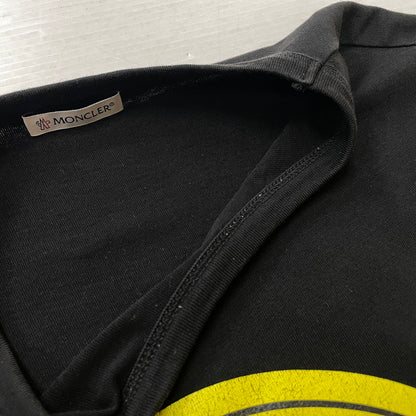 【中古品】【メンズ】 MONCLER モンクレール MAGLIA-T-SHIRT F10918C73620 マリア Tシャツ 半袖 トップス 140-260929-yo-10-teih サイズ：M カラー：ブラック 万代Net店