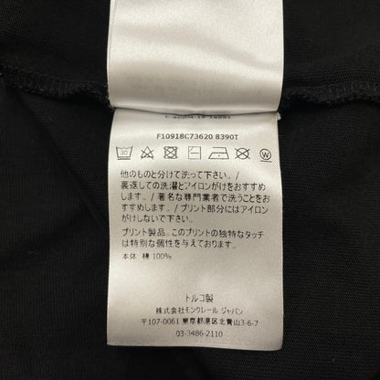 【中古品】【メンズ】 MONCLER モンクレール MAGLIA-T-SHIRT F10918C73620 マリア Tシャツ 半袖 トップス 140-260929-yo-10-teih サイズ：M カラー：ブラック 万代Net店