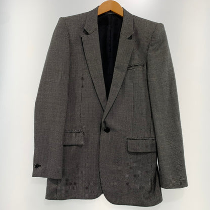 【中古品】【メンズ】 JOHN LAWRENCE SULLIVAN ジョン ローレンス サリバン WOOL JACKET 1B003 12-13 ウール ジャケット ライトアウター テーラードジャケット 141-261001-ko-03-teih サイズ：34 カラー：グレー 万代Net店