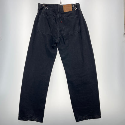 【中古品】【メンズ】 LEVI'S リーバイス BAGGY BARREL JEANS 0057O0003 バギー バレル ジーンズ ボトムス デニムパンツ 156-260930-yo-02-teih サイズ：W32L32 カラー：ブラック 万代Net店