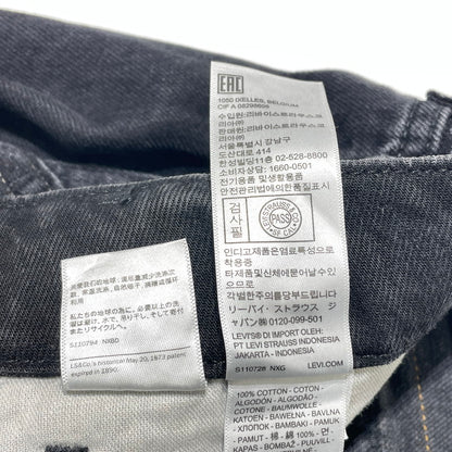 【中古品】【メンズ】 LEVI'S リーバイス BAGGY BARREL JEANS 0057O0003 バギー バレル ジーンズ ボトムス デニムパンツ 156-260930-yo-02-teih サイズ：W32L32 カラー：ブラック 万代Net店
