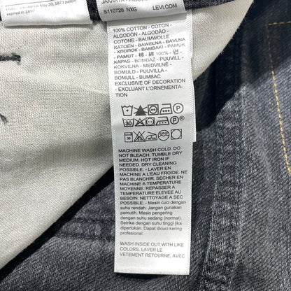 【中古品】【メンズ】 LEVI'S リーバイス BAGGY BARREL JEANS 0057O0003 バギー バレル ジーンズ ボトムス デニムパンツ 156-260930-yo-02-teih サイズ：W32L32 カラー：ブラック 万代Net店
