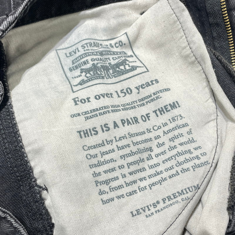 【中古品】【メンズ】 LEVI'S リーバイス BAGGY BARREL JEANS 0057O0003 バギー バレル ジーンズ ボトムス デニムパンツ 156-260930-yo-02-teih サイズ：W32L32 カラー：ブラック 万代Net店
