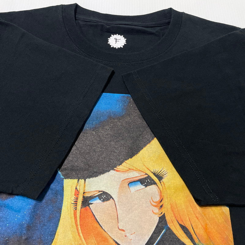 【中古品】【メンズ】 FILMARKS CULTURE WEAR フィルマークス × 銀河鉄道999 別注コラボ ILLUSTRATION TEE イラストTシャツ 復刻版 半袖 トップス 147-260930-yo-13-teih サイズ：XL カラー：ブラック 万代Net店